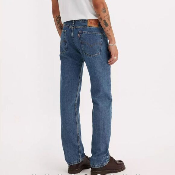 Levi's 505 Blue Relaxed Fit Jeans, 32x32 - Picture 2 of 9